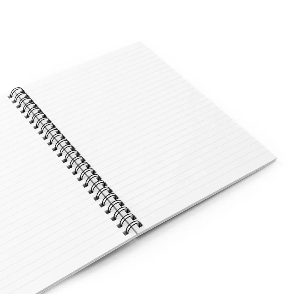Trust in the Journey dragonfly notebook | spiral ruled journal